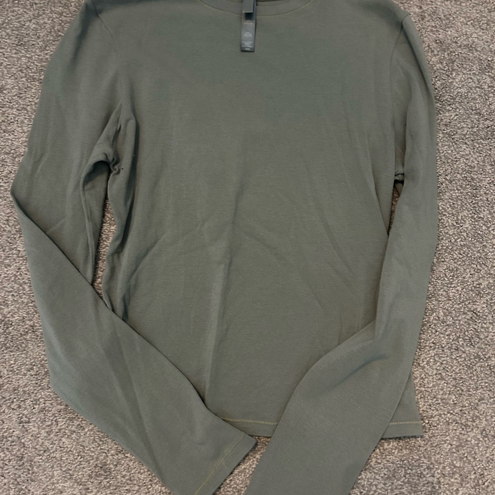 SKIMS Long Sleeve Cotton Jersey